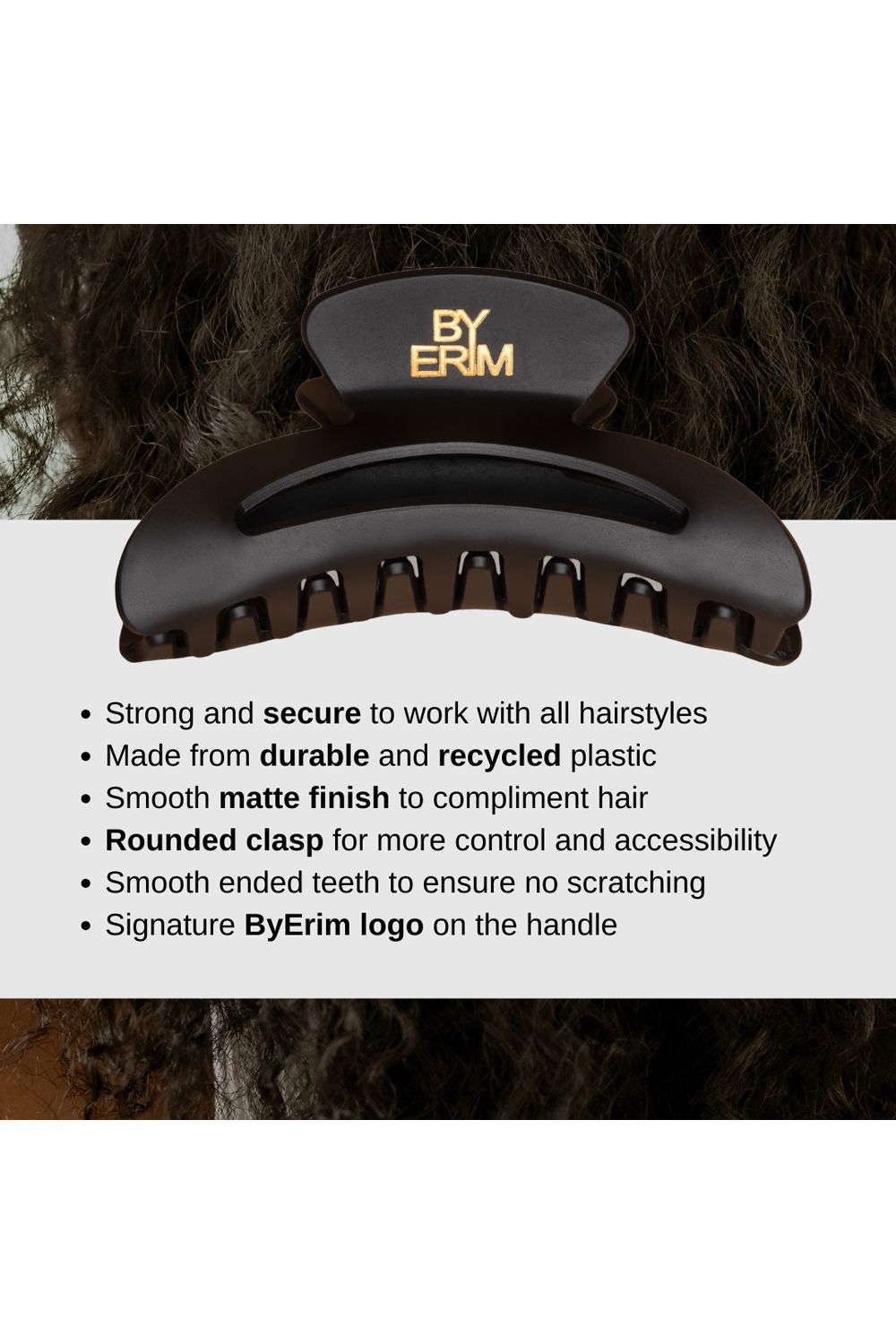 ByErim Luxury Claw Clip