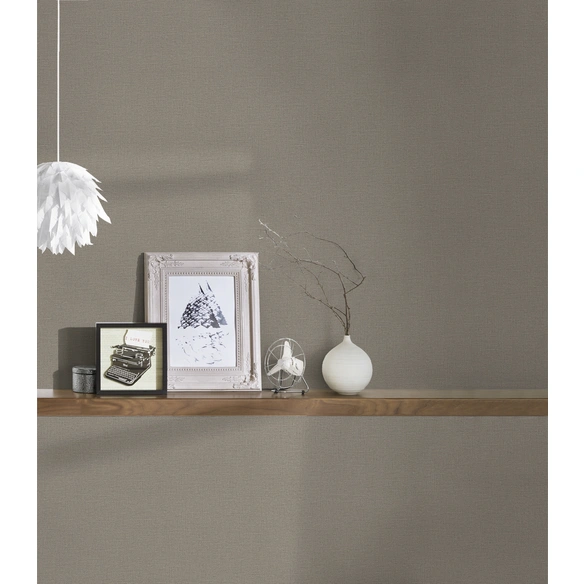 Vliestapete »Secret Garden «, taupe, strukturiert, für Feuchträume geeignet