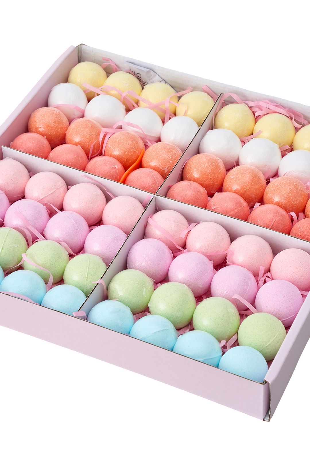 Living and Home 64-Piece Bath Bomb Set with 8 Different Scents