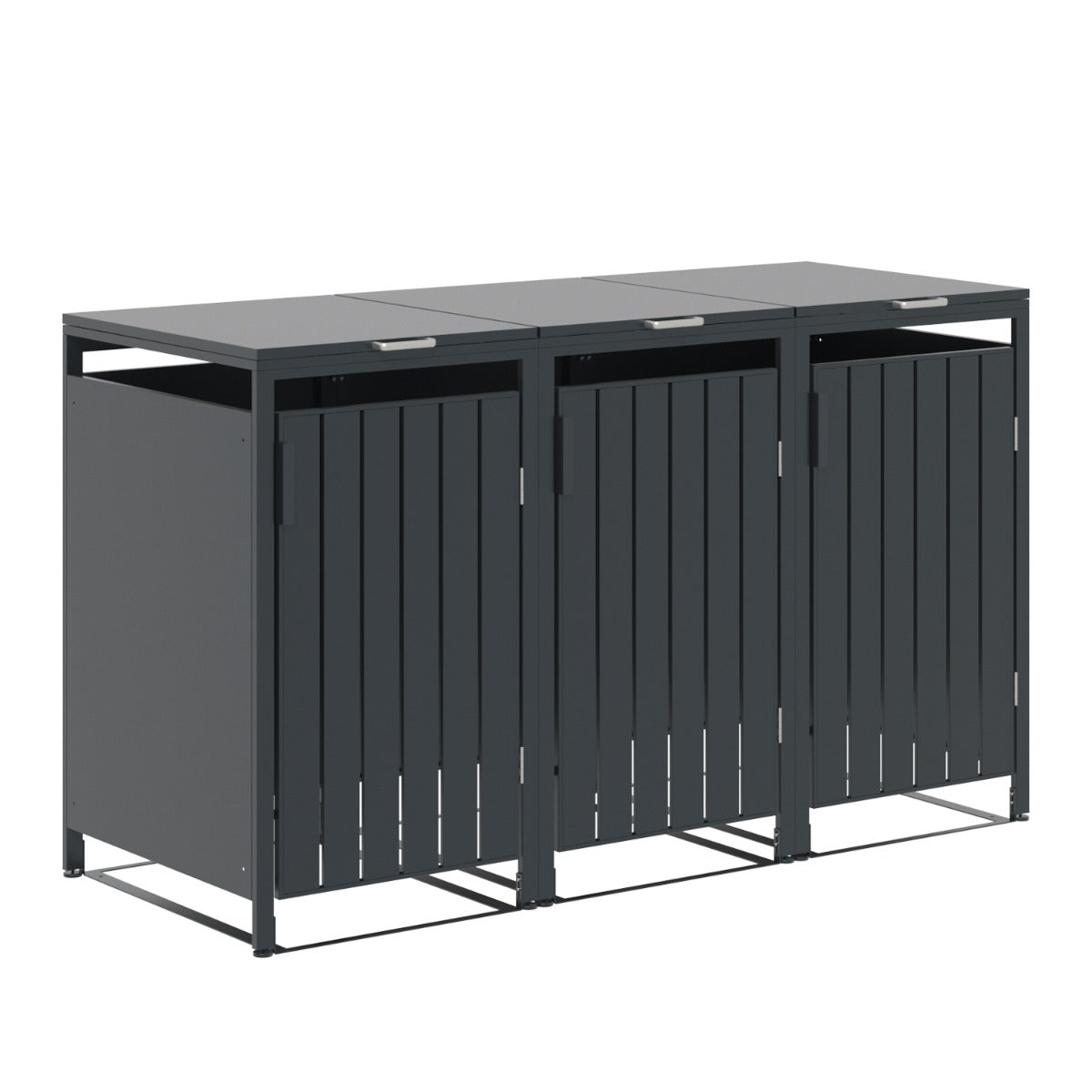 Garden Impressions containerberging Binport 204x80x118 cm - donker grijs