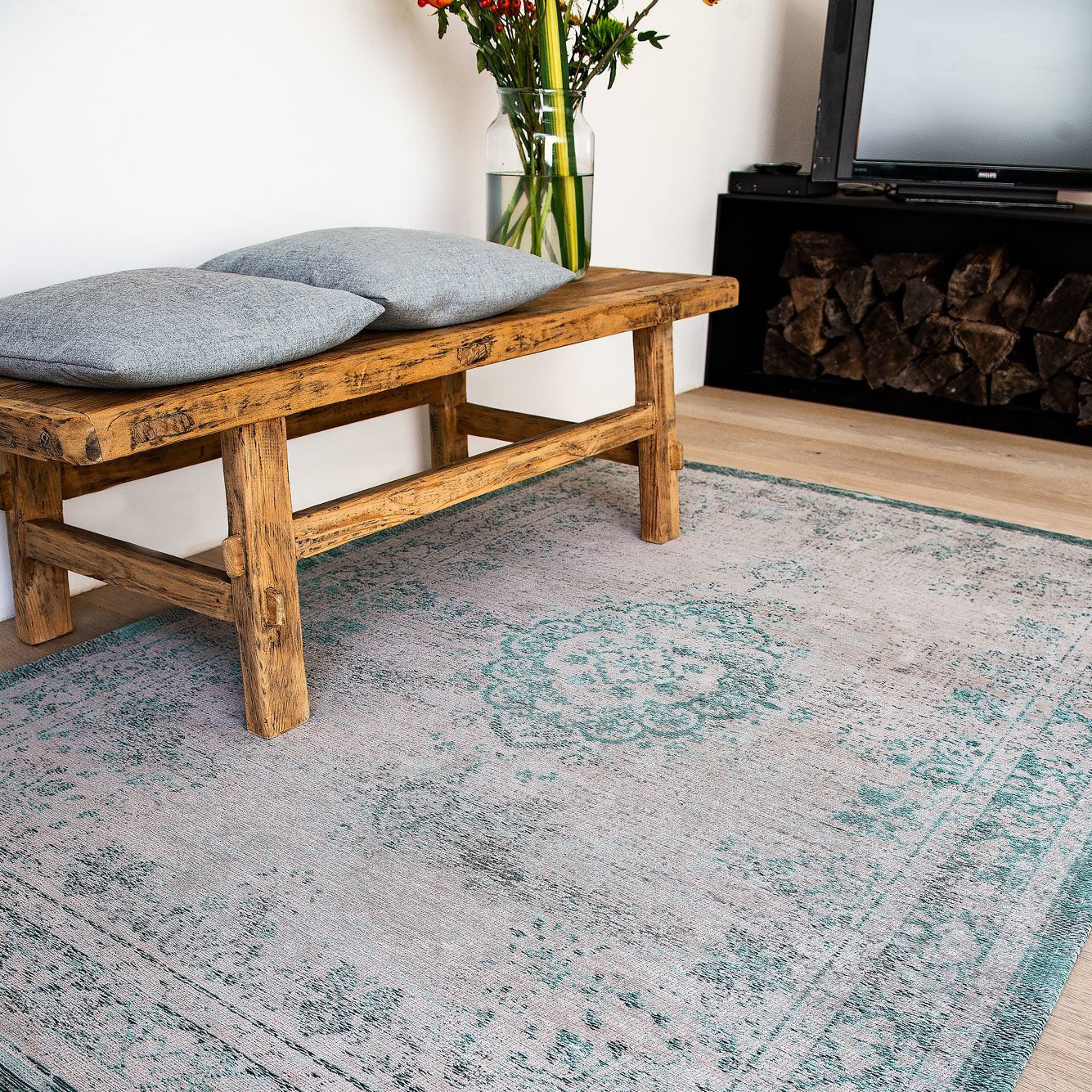 Louis de Poortere Medallion Fading World Vloerkleed 140 x 200 cm - Jad