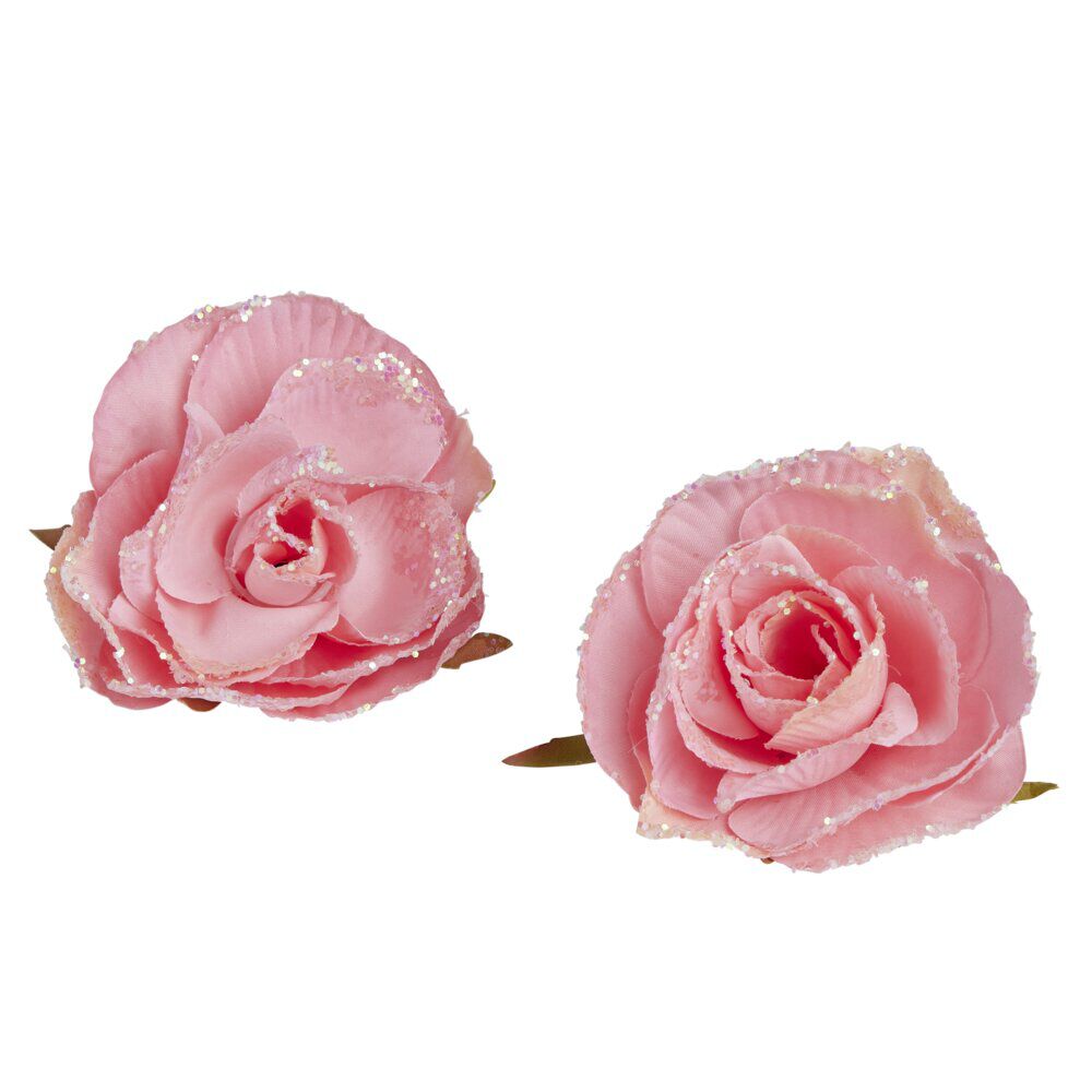 Rose à clipser x2 - Ø5x9,5cm