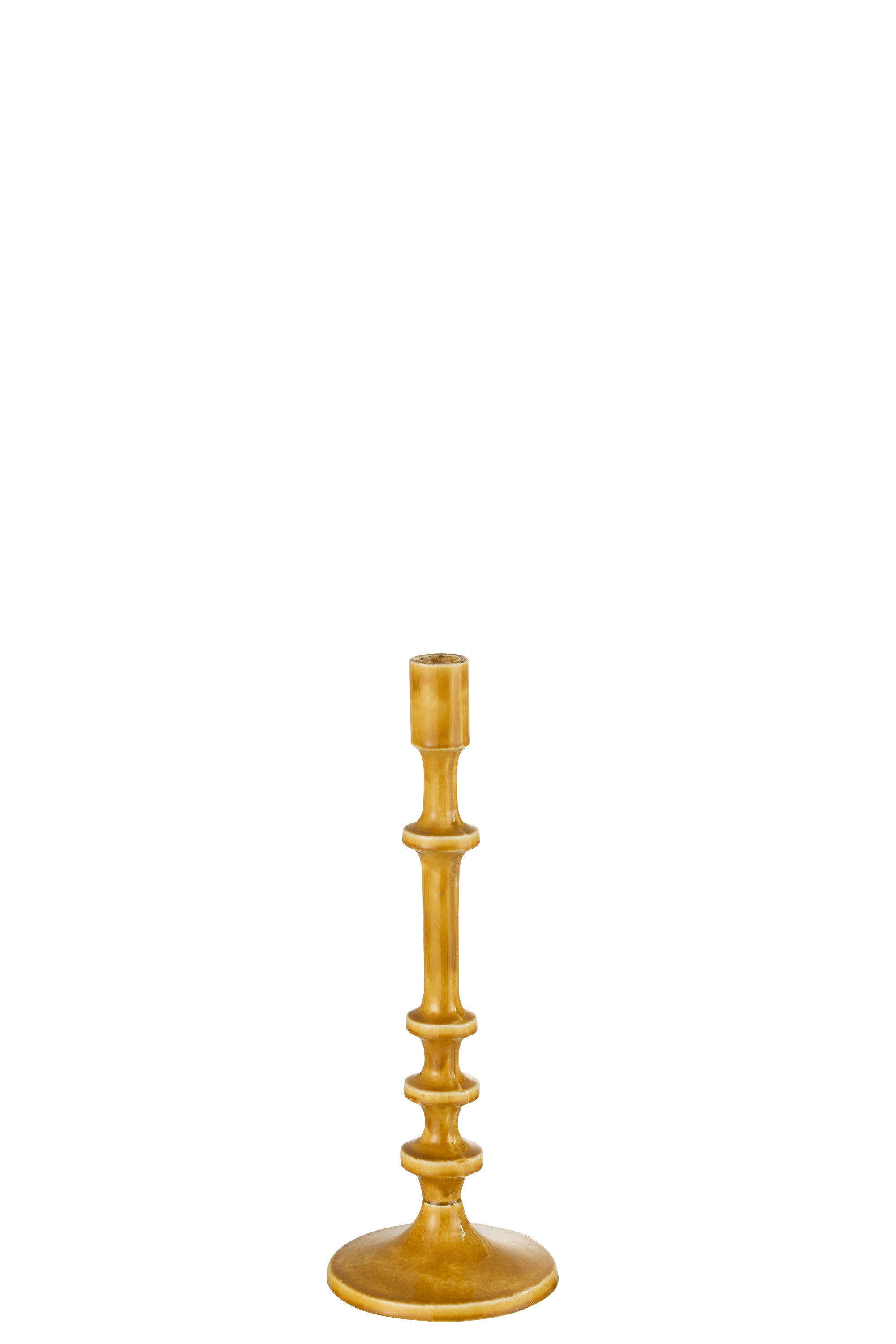 J-Line kandelaar Klassiek - aluminium - oker - small