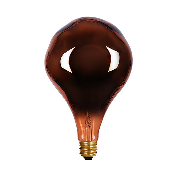 Ampoule LED à filament spirale spéciale E27 50lm 4W blanc chaud ⌀20 cm cuivré