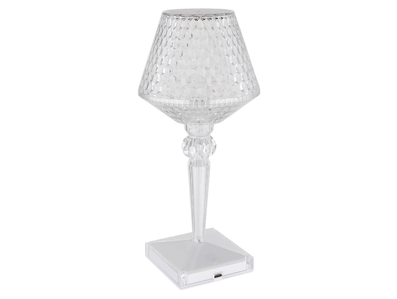 Lampa stołowaGixi LED transparentna