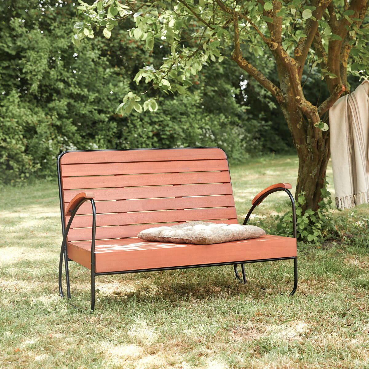 KEY WOOD - Banc de jardin en acacia massif
