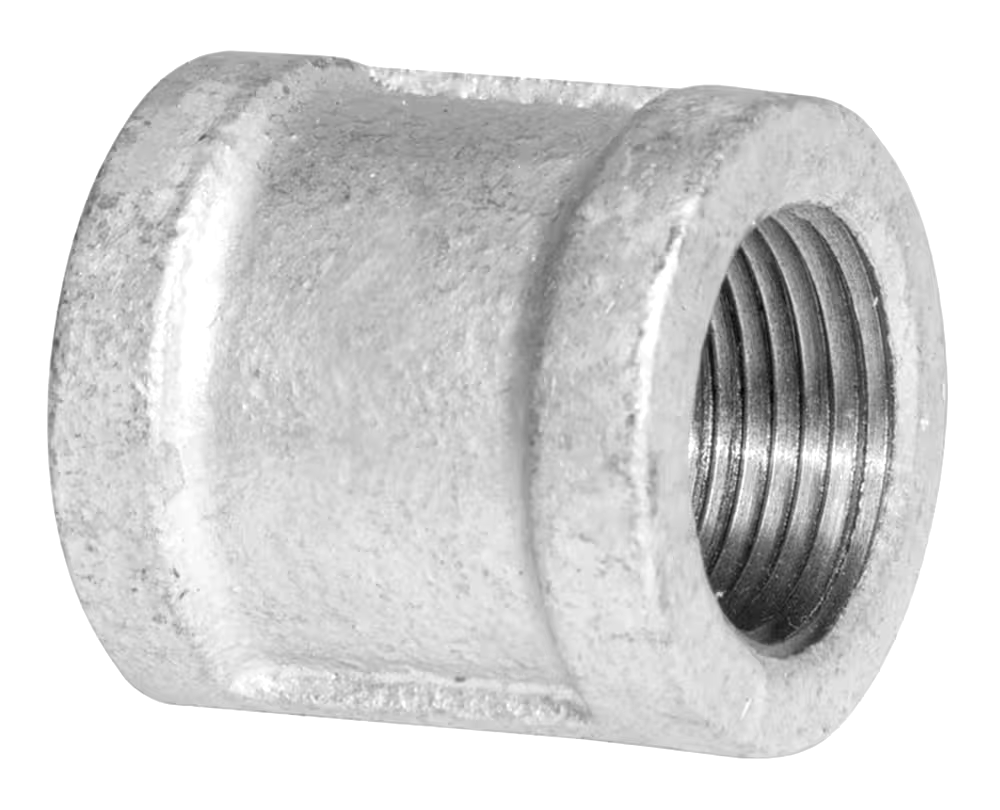Aqua-Dynamic Galvanized Iron Fitting Coupling, Female Pipe Thread, 1/4-in