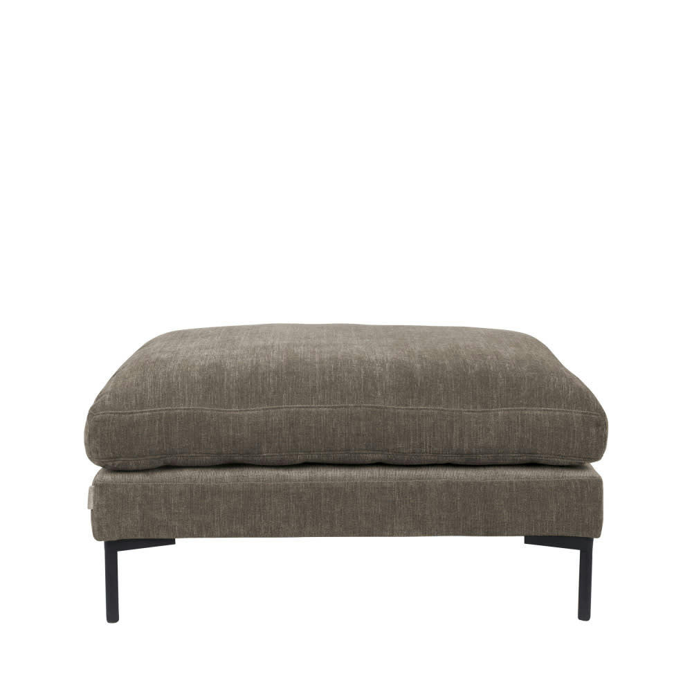 SUMMER - Pouf en tissu café