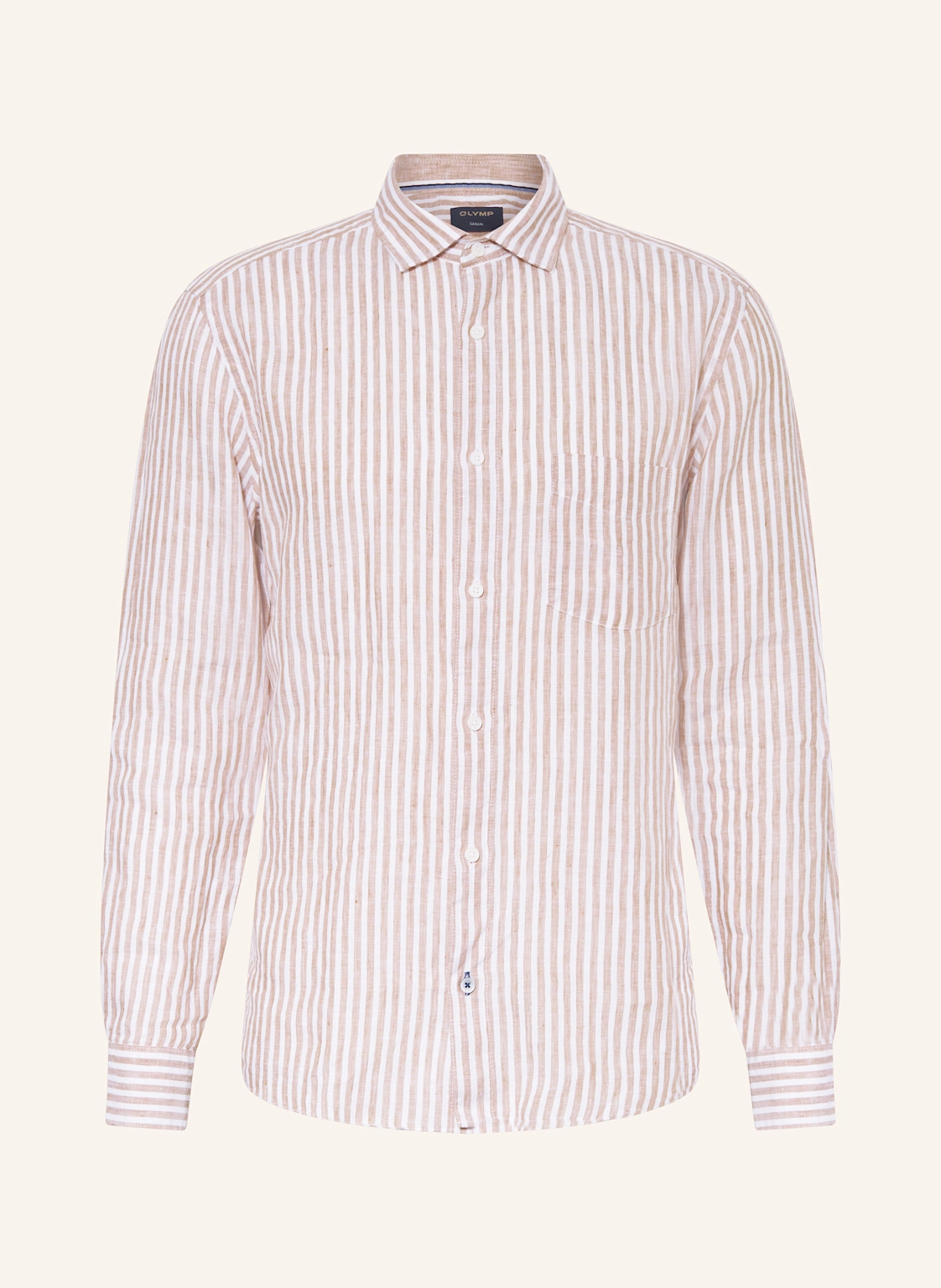 OLYMP Leinenhemd Casual regular fit