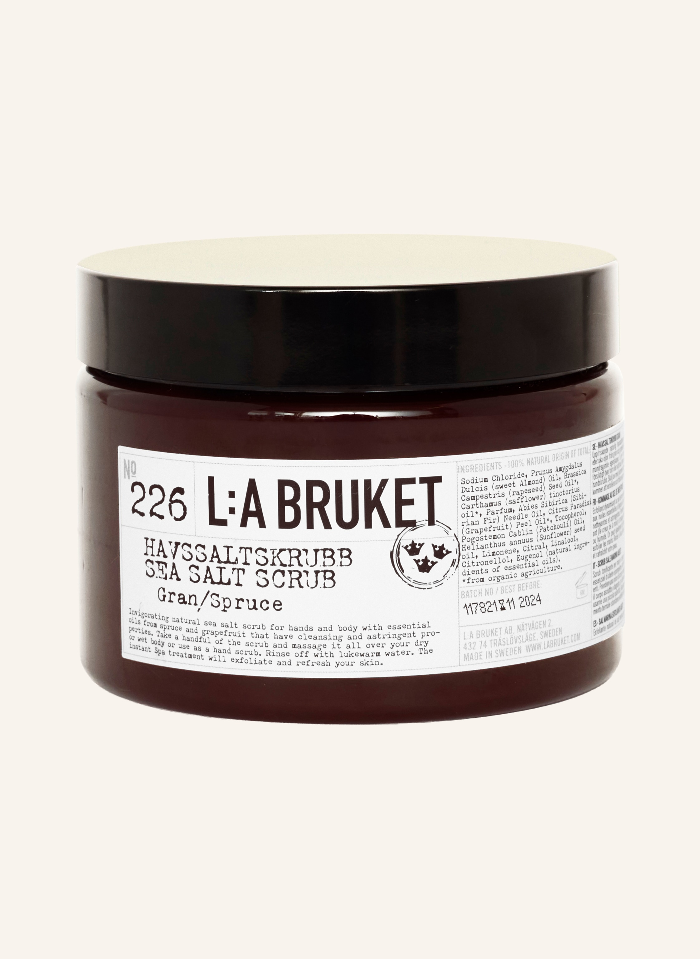 L:A BRUKET Körperpeeling 226 SPRUCE