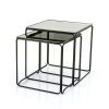 FurniLux Bijzettafel Olit Medium (set van twee) - 45x45x43cm