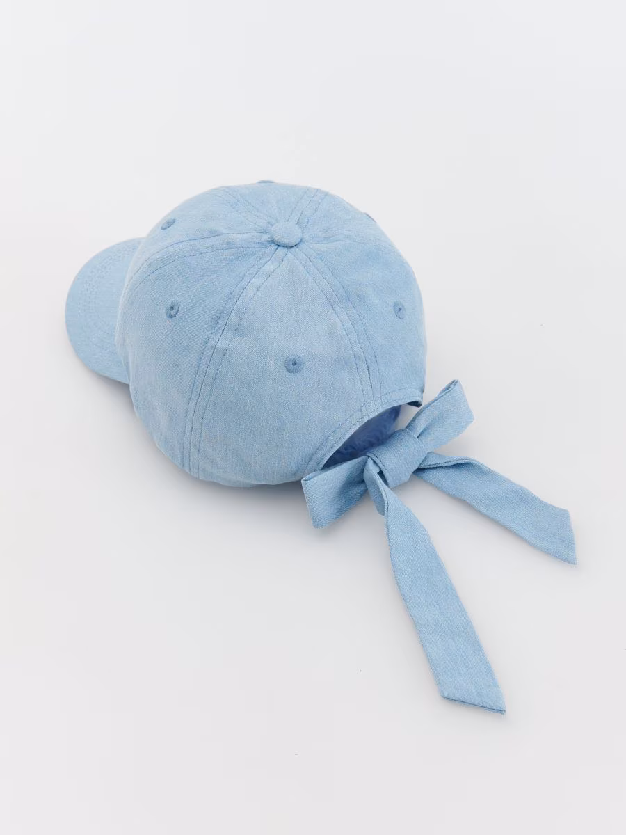 Baseball Hat With Bow Detail