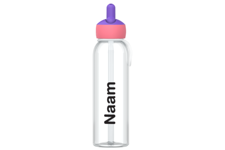 Ontwerp je eigen waterfles flip-up
