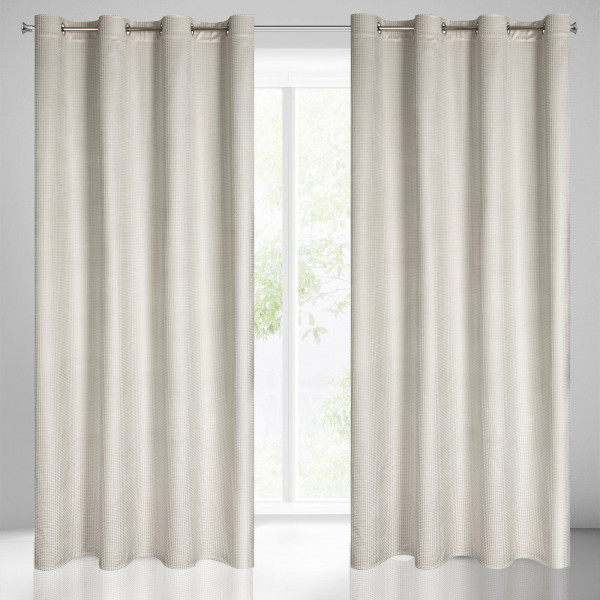 Zasłona na przelotkach DARCY 140x250 Kremowa
