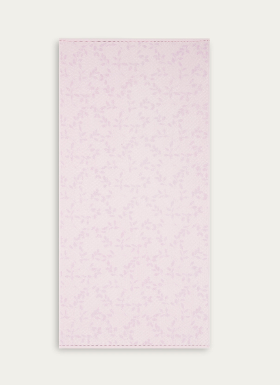 SERVIETTE DE TOILETTE JACQUARD UNI ROSE