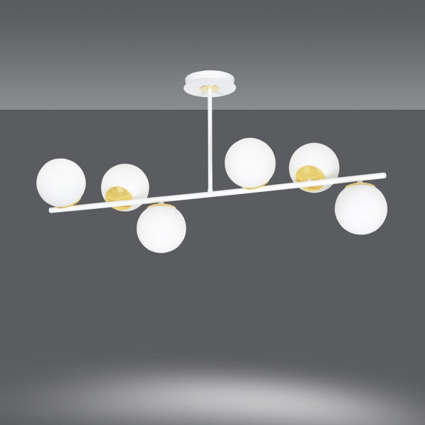 Lampa Sufitowa Floki 6 White Gold