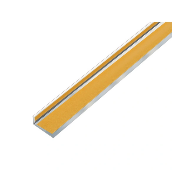 Winkelprofil Alu chrom 1000 x 25 x 15 x 1,5 mm
