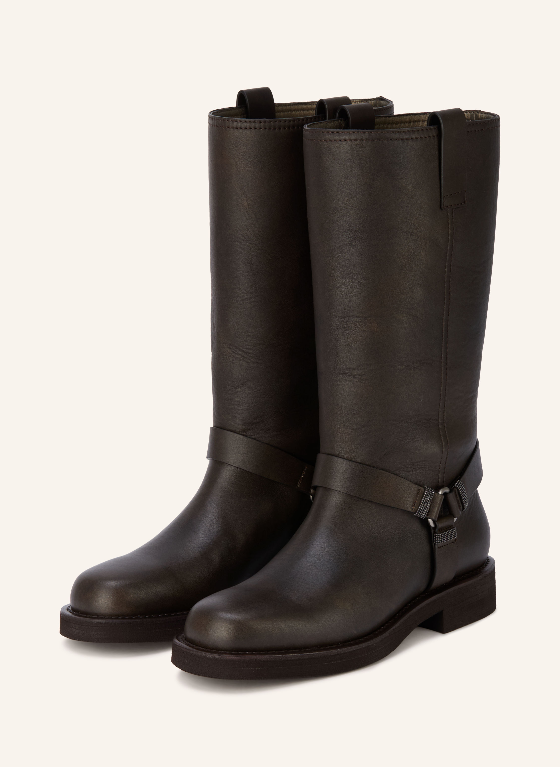 BRUNELLO CUCINELLI Biker Boots