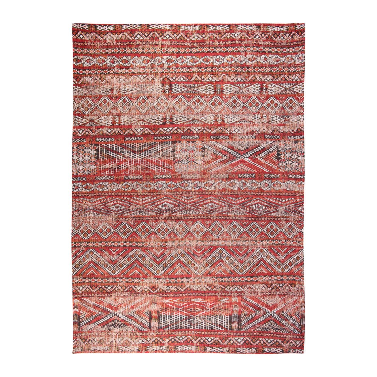 Louis de Poortere Kilim Vloerkleed 140 x 200 cm - Fez Red