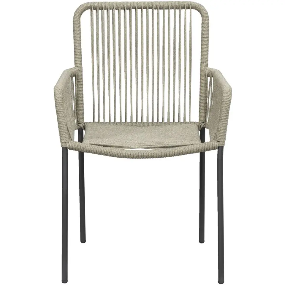 Terrasstoel Gerona - naturel/antraciet