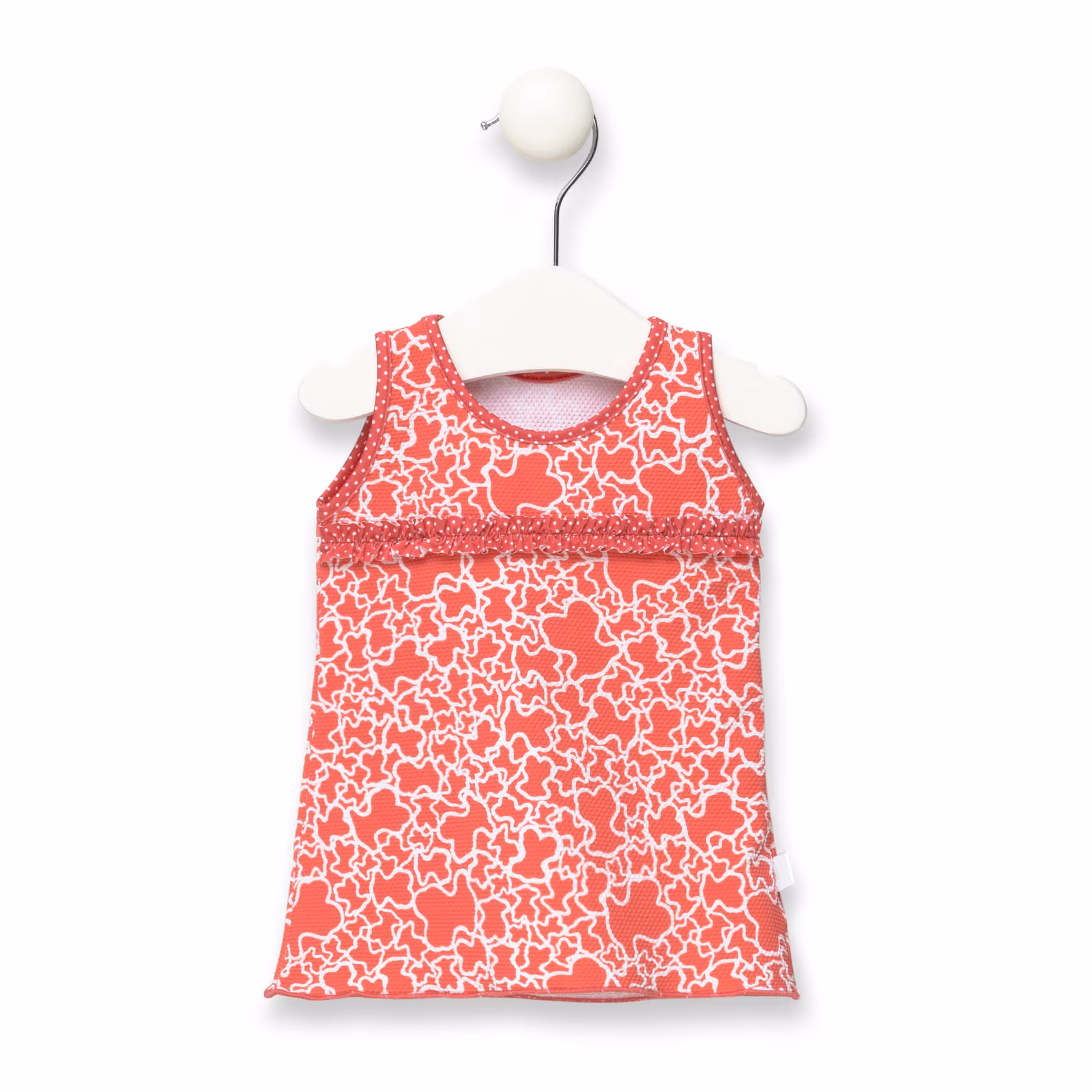 Vestido de playa Kaos rojo