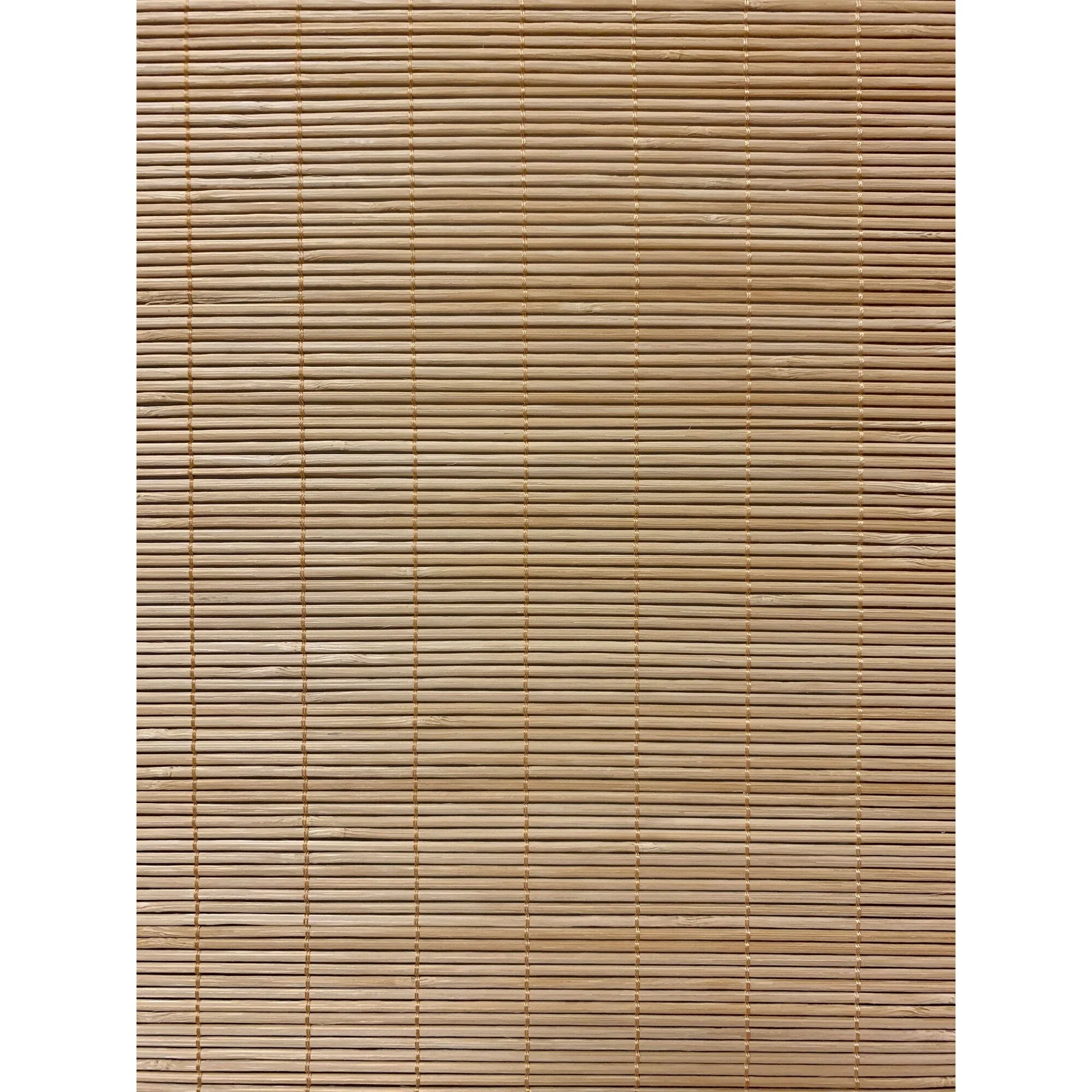 6' Light Bamboo 3 Panel Room Divider Screen