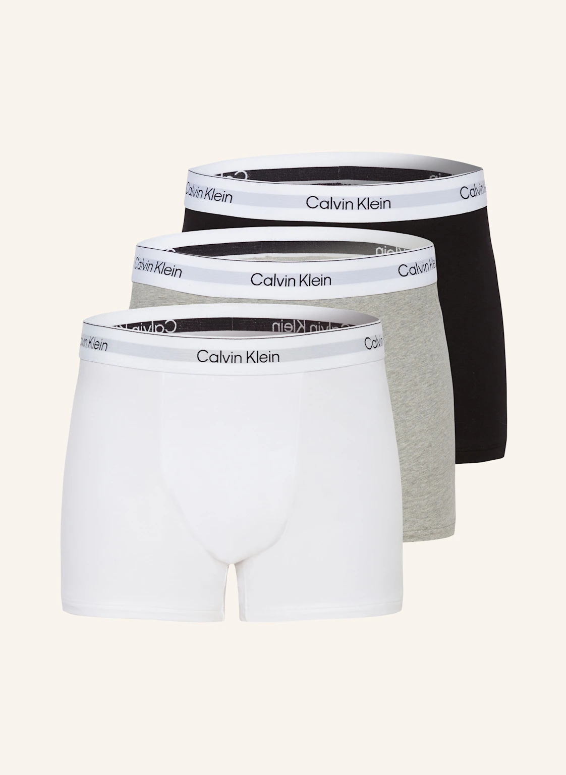 Calvin Klein 3er-Pack Boxershorts ICON COTTON Relaxed Fit