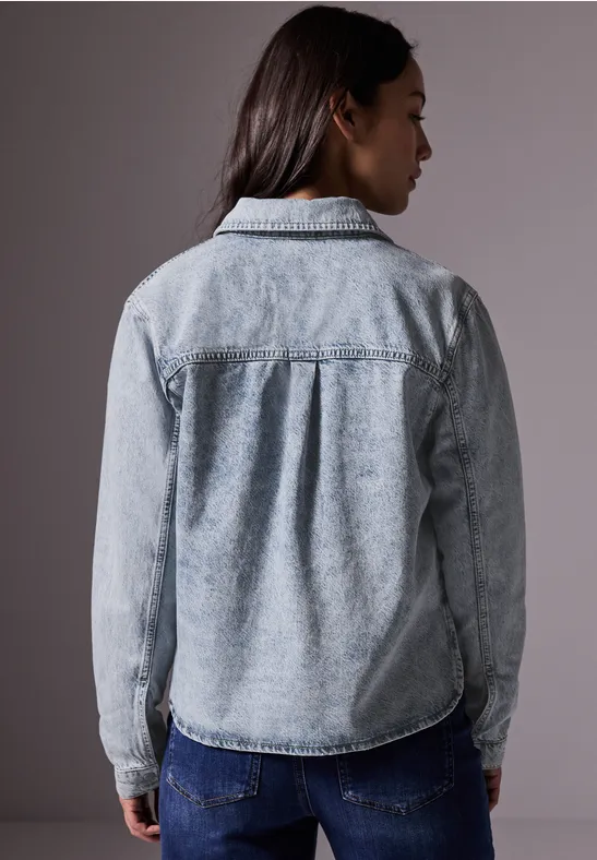 Denim Hemdbluse
