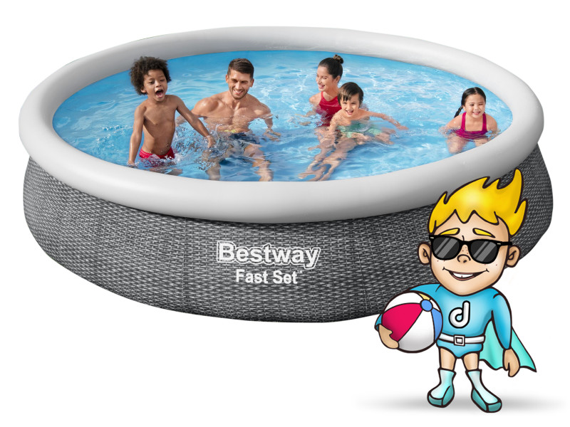 Basen ogrodowy rozporowy 366 x 76 cm Bestway 10w1