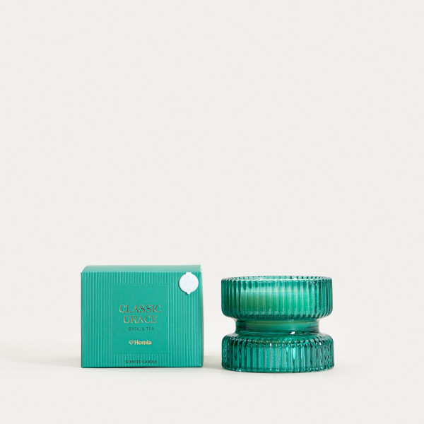 Świeca zapachowa CLASSIC GRACE Basil&Tea 85 g HOMLA