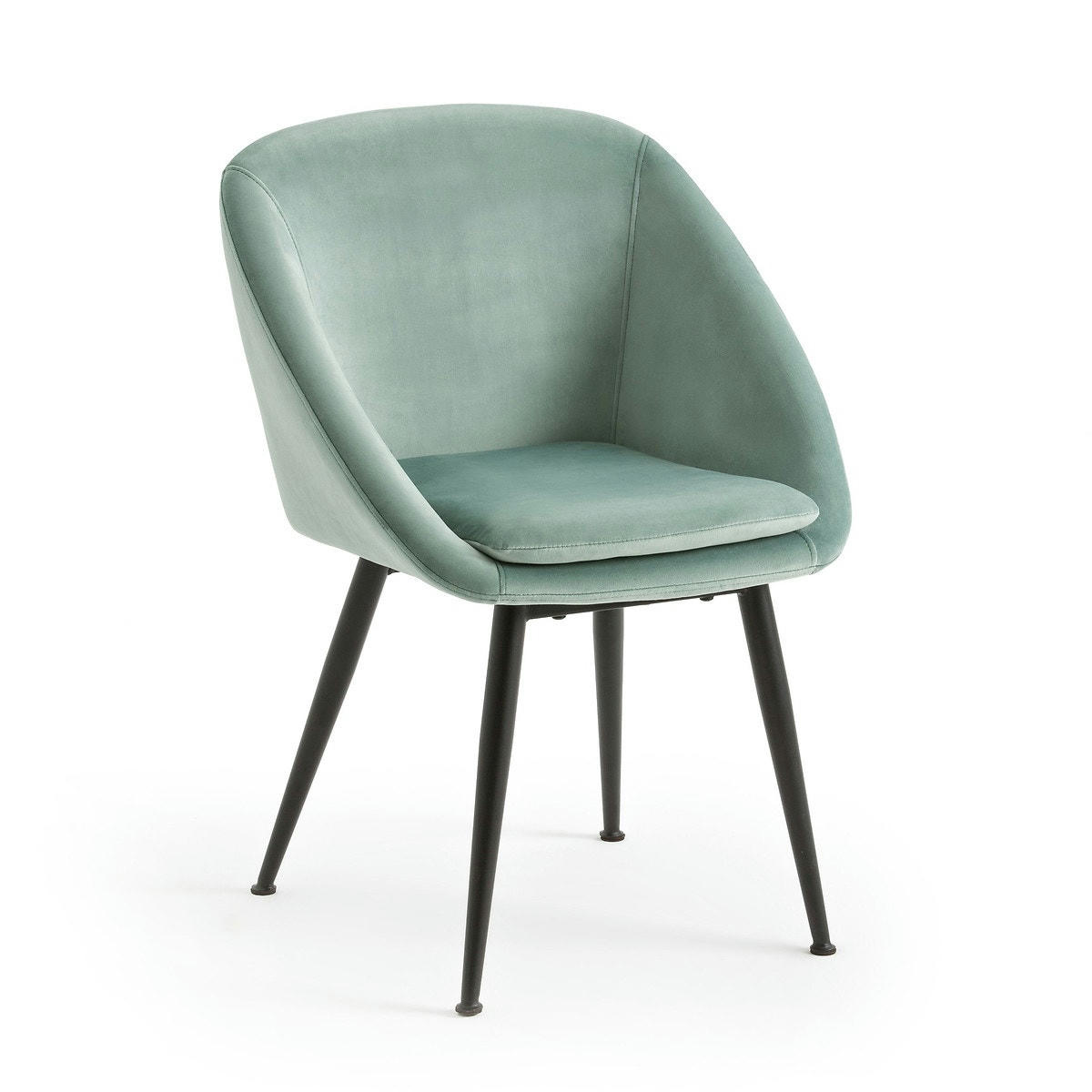 Fauteuil de table en velours, TOPIM