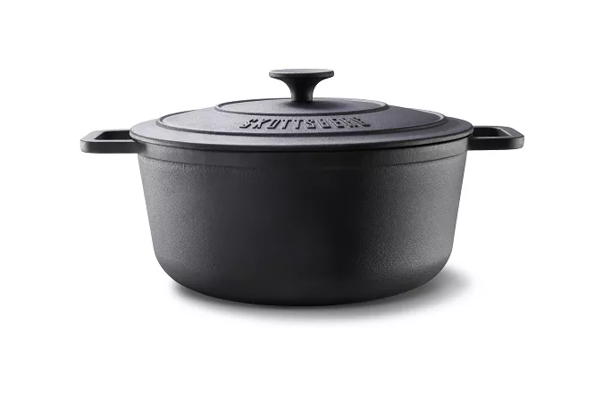Garnek żeliwny z pokrywą 28 cm Skottsberg - Iron Cast 1SK.CI.G28