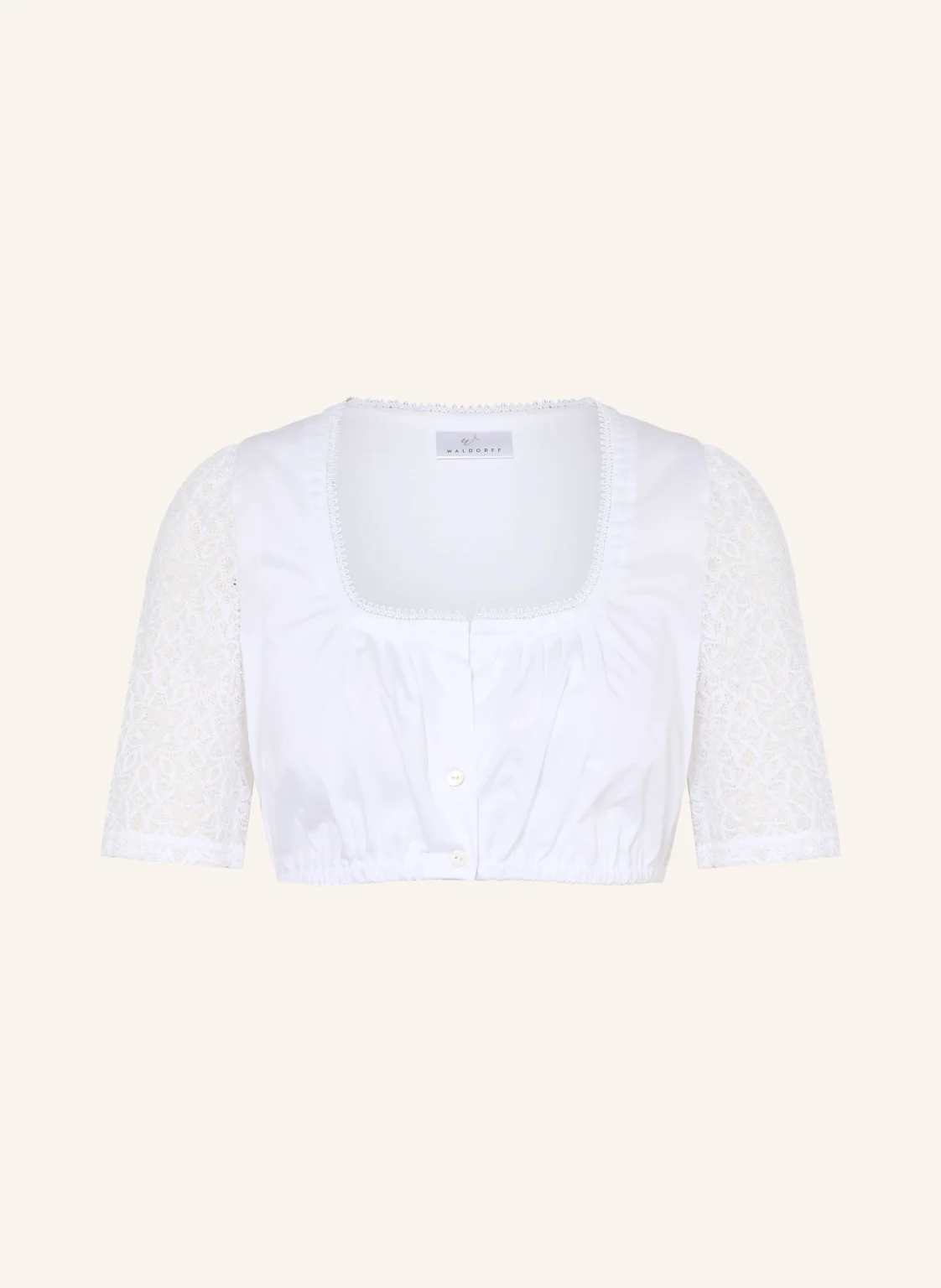 WALDORFF Dirndlbluse LOLA mit Spitze