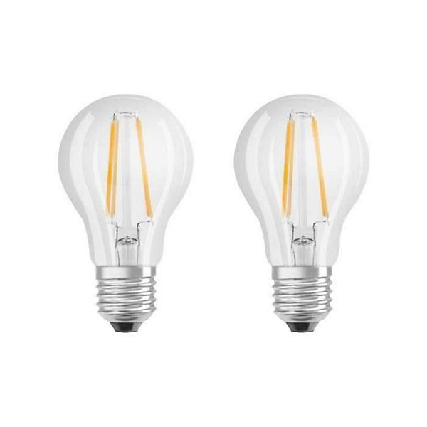 OSRAM - Boite de 2 LED std verre clair 10W E27 1521lm 2700K chaud