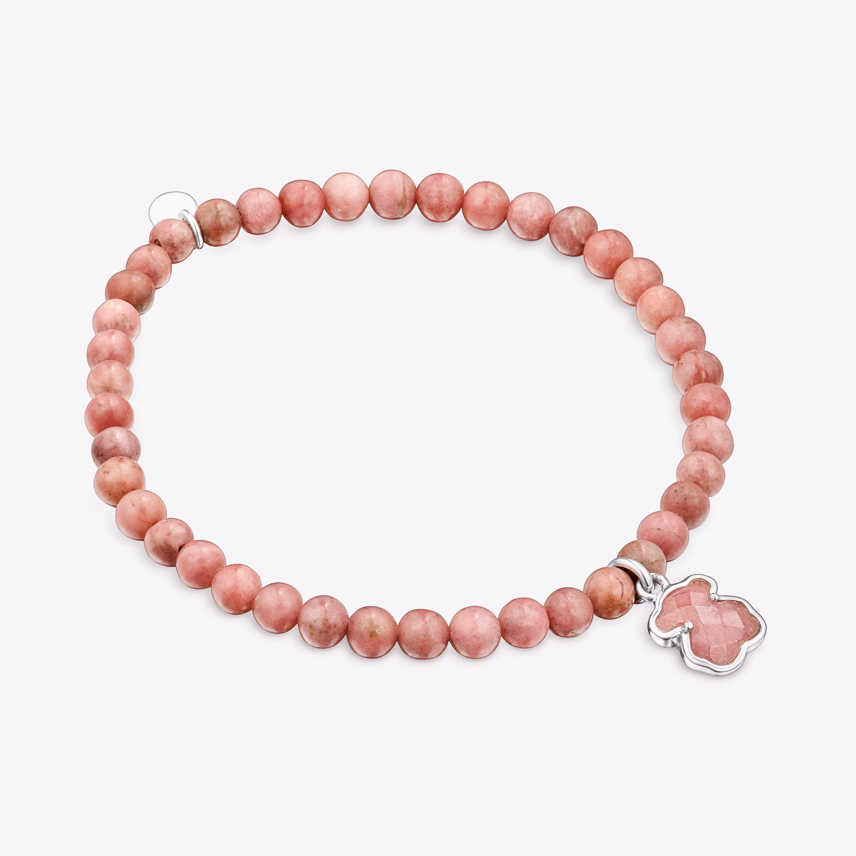 Pulsera de plata y rodonita TOUS Icon Color