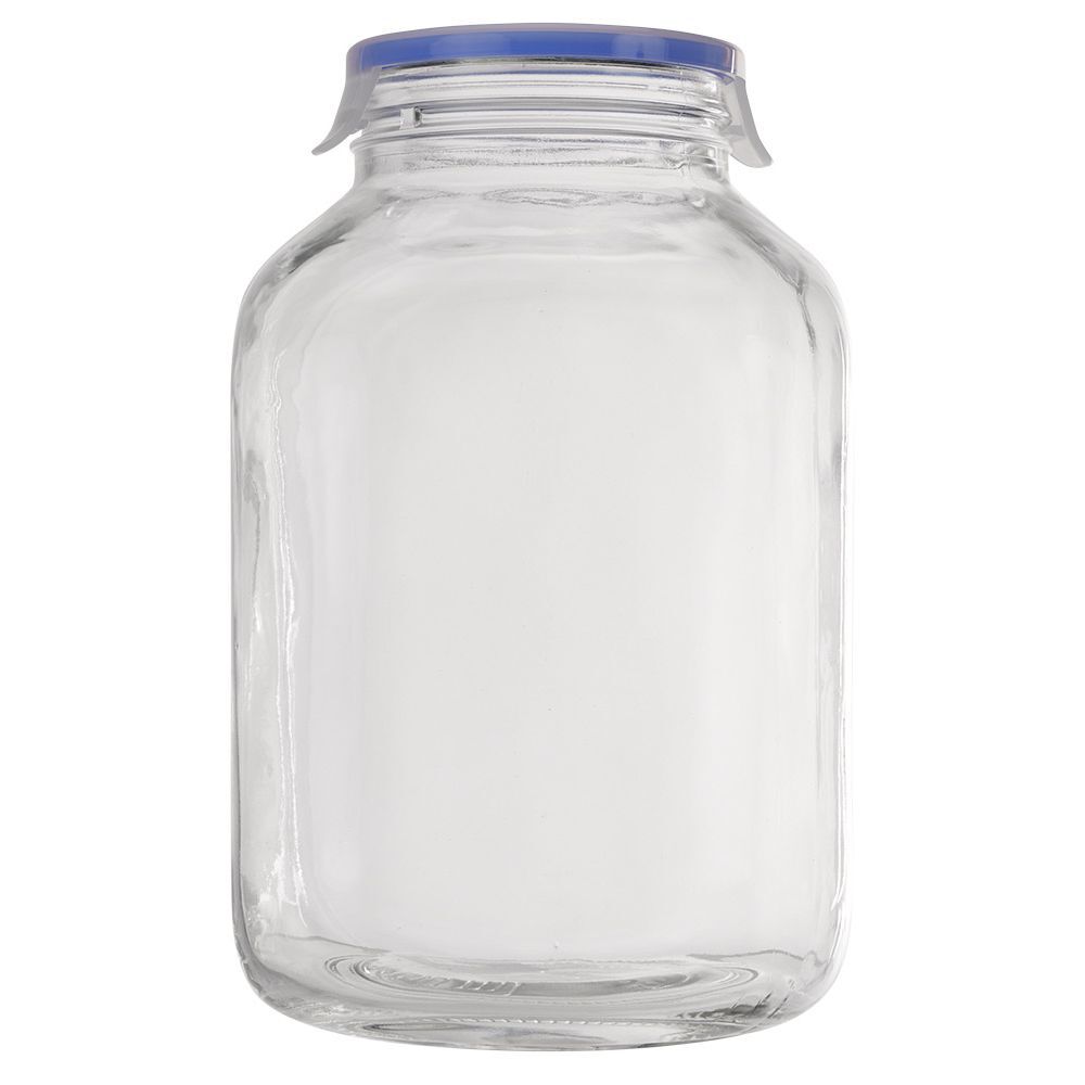 Bocal en verre avec couvercle hermétique 4,25L