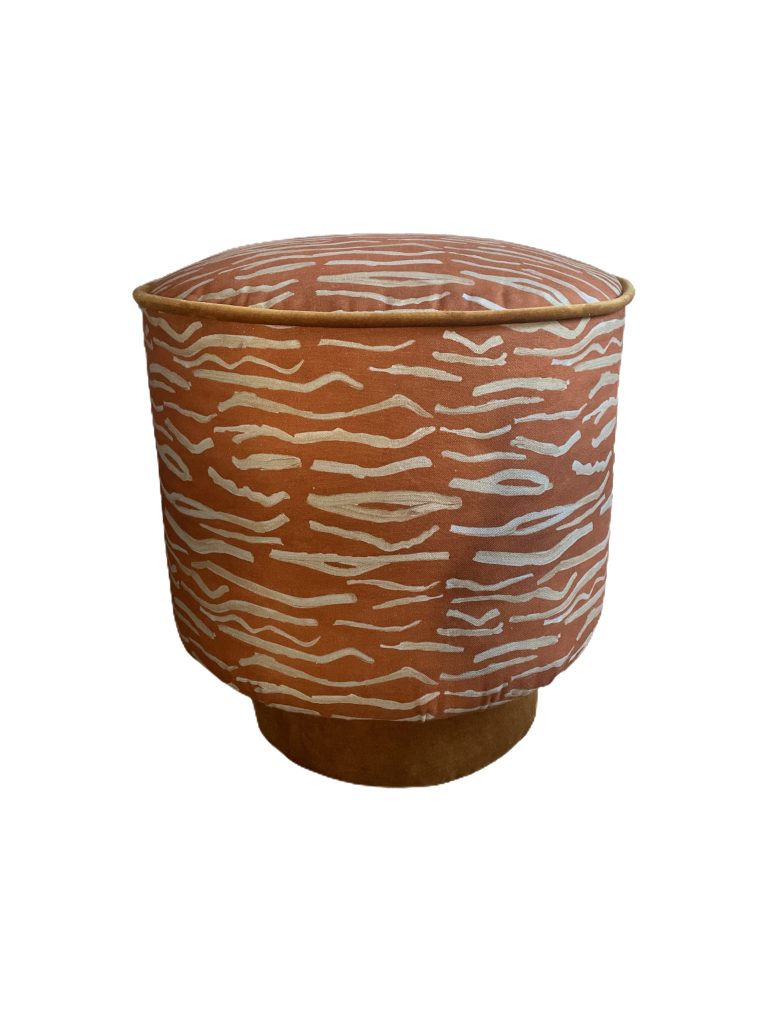 Catchii poef animal stripes- katoen - Ø 46cm
