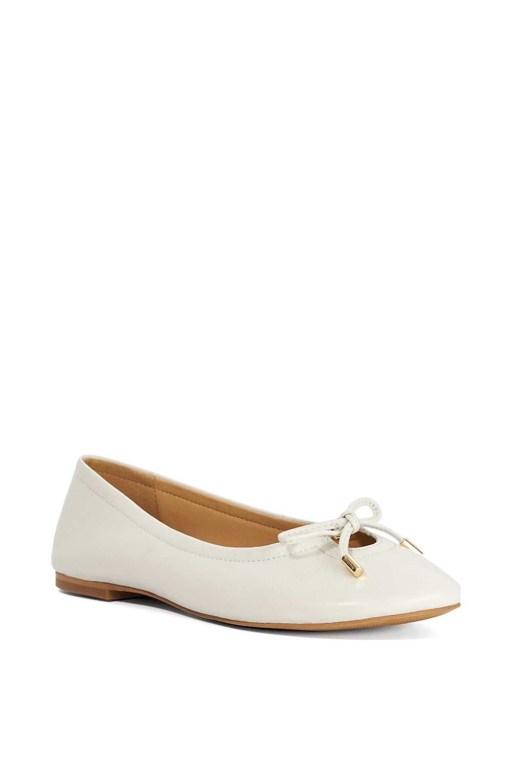 Dune London Hali' Leather Ballet Pumps