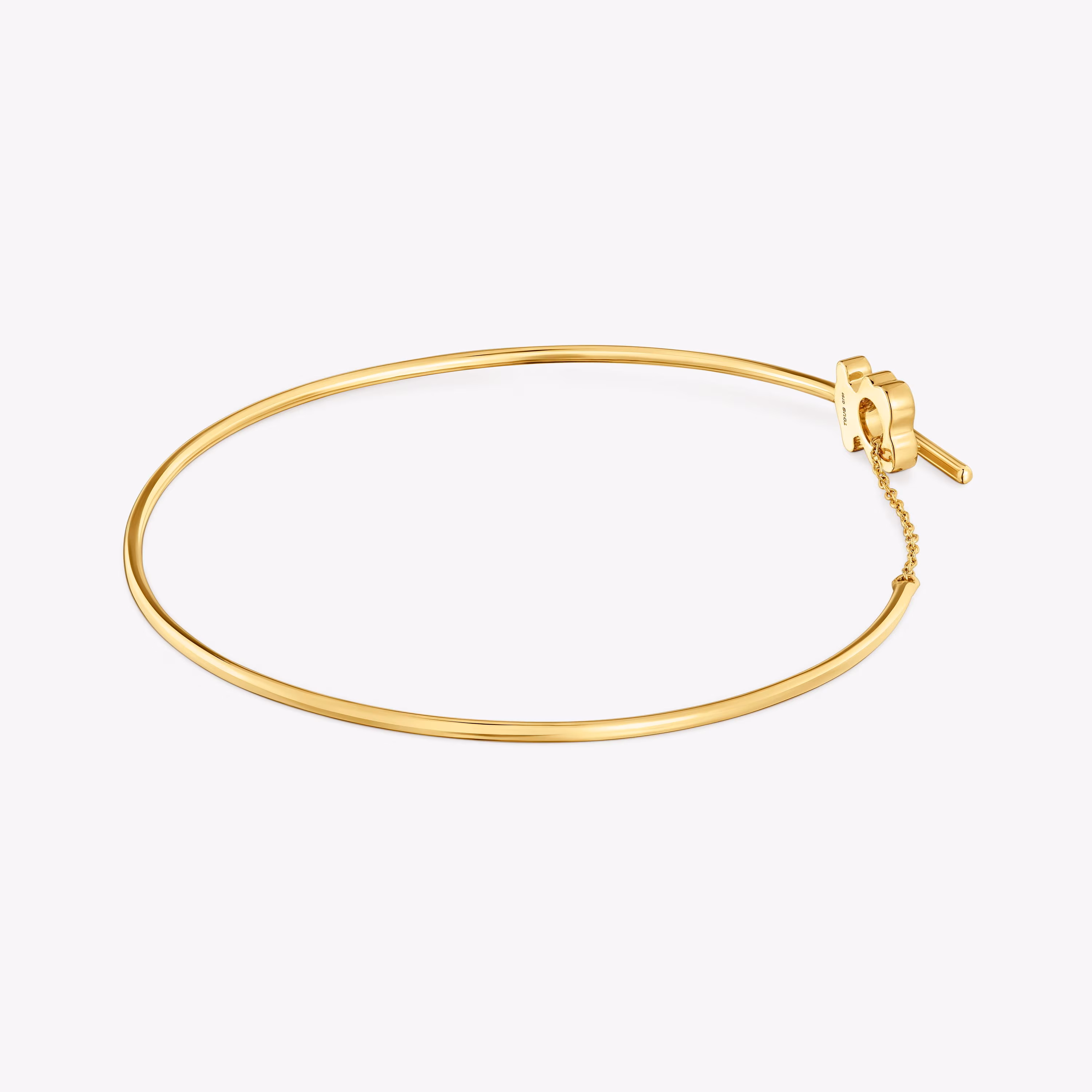 Pulsera esclava de oro y oso I-Bear