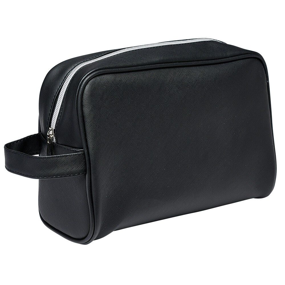 Trousse de toilette 26x18xH10cm (2 modèles noir ou bleu)