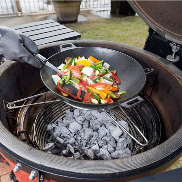 Support inox accessoires barbecue Big Joe - Kamado Joe