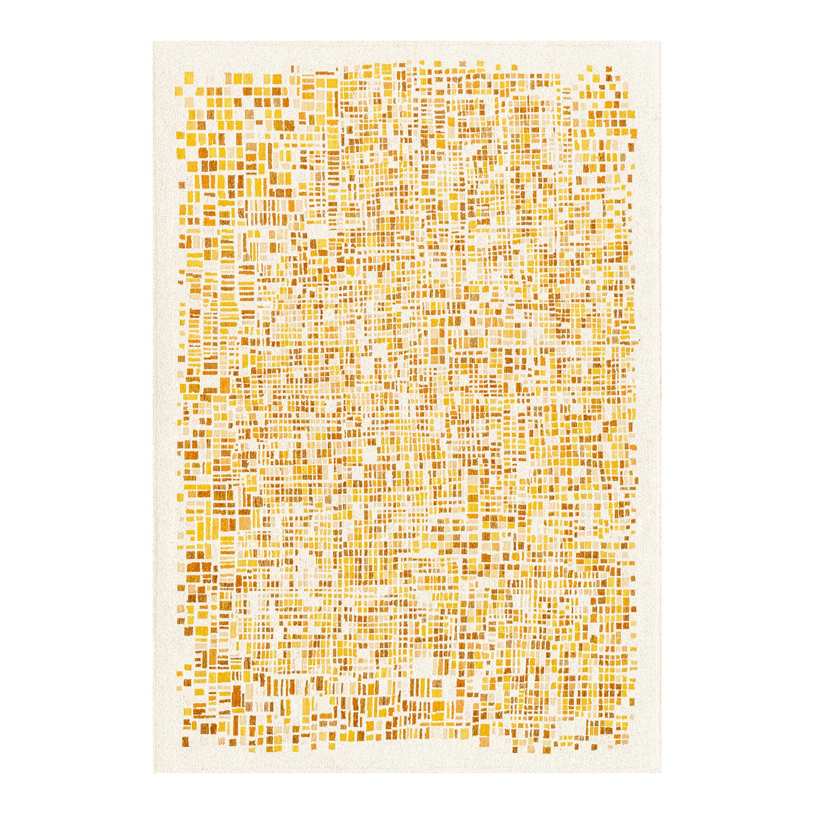 Ecorugs vloerkleed Moon - oranje - 100x140cm