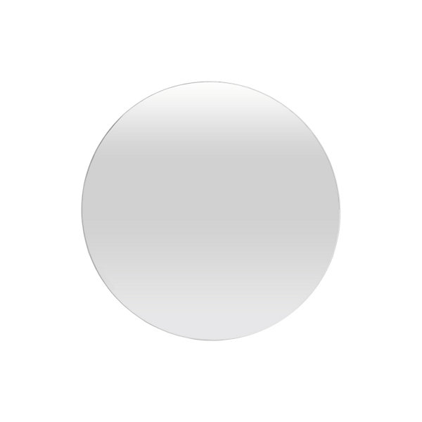 Miroir salle de bains rond diamètre 40 cm Dunnet noir