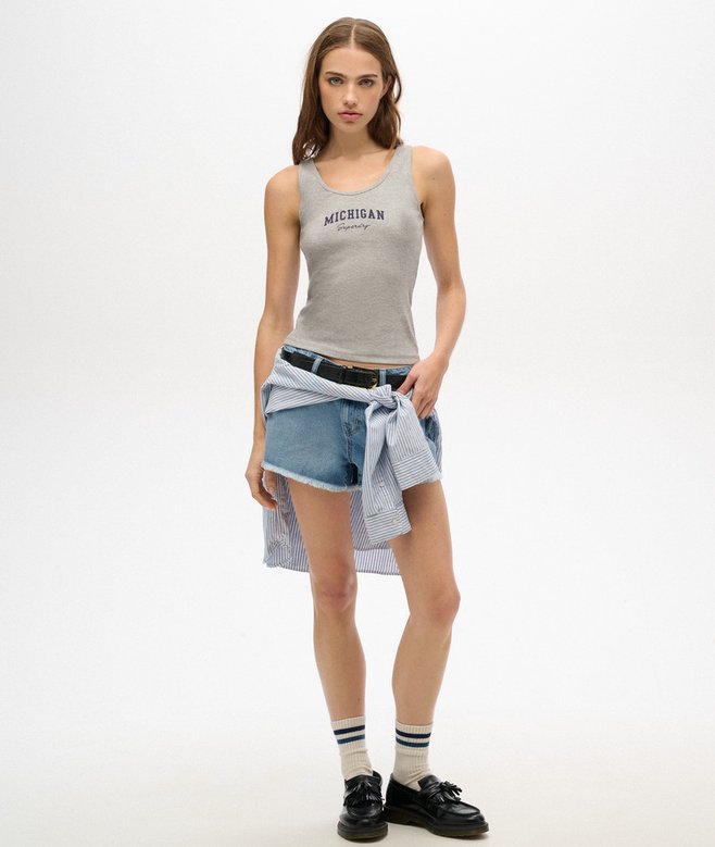 Athletic Essential Graphic Vest Top