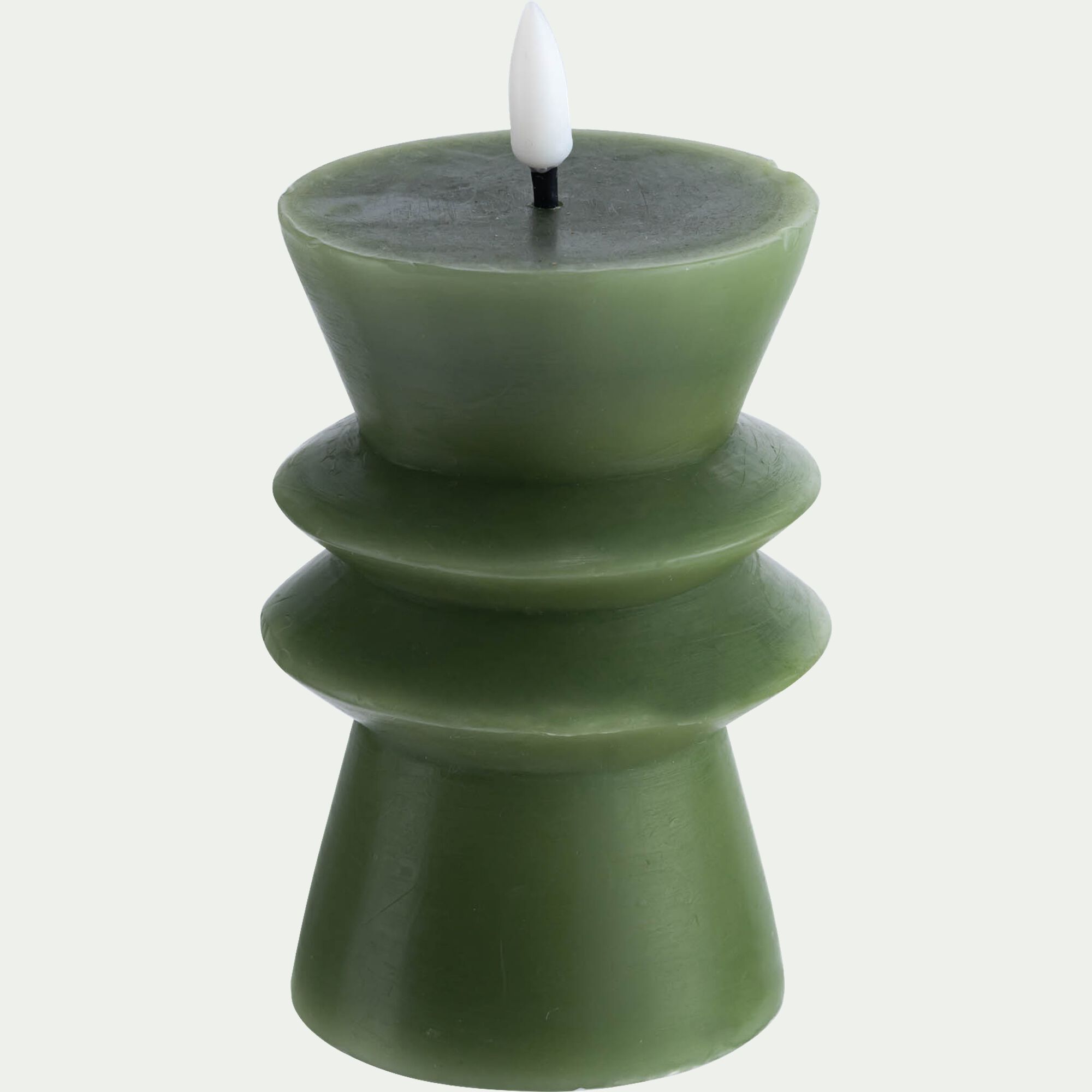 NAYA - Bougie à LED D7,7xH14,6cm - vert