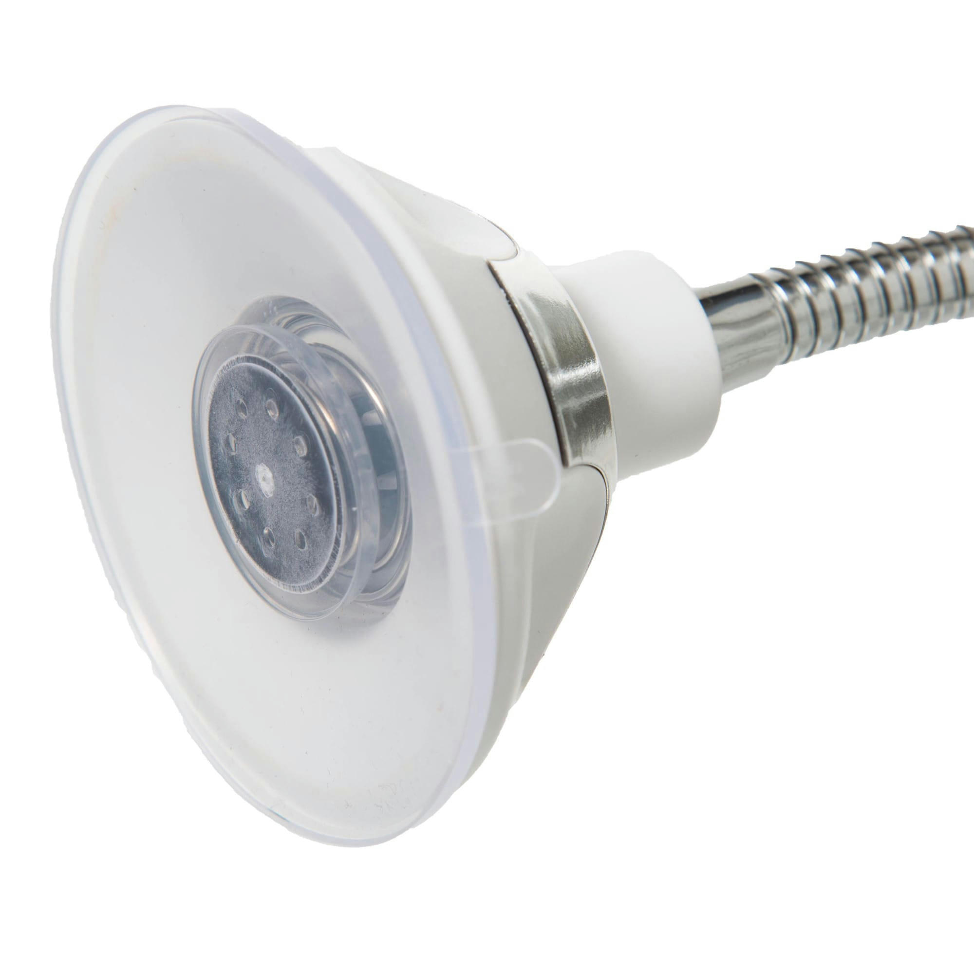 - Miroir lumineux led flexible à ventouse - diamètre 15cm