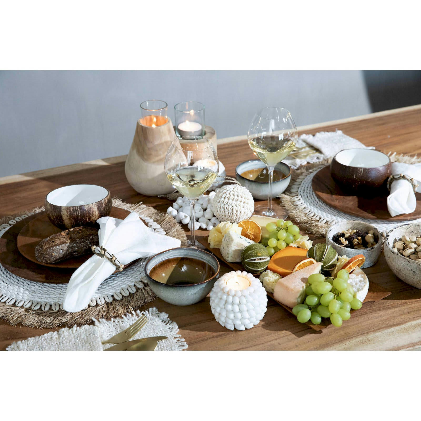 BALI BAZAR - Bougeoir Bois Bois clair