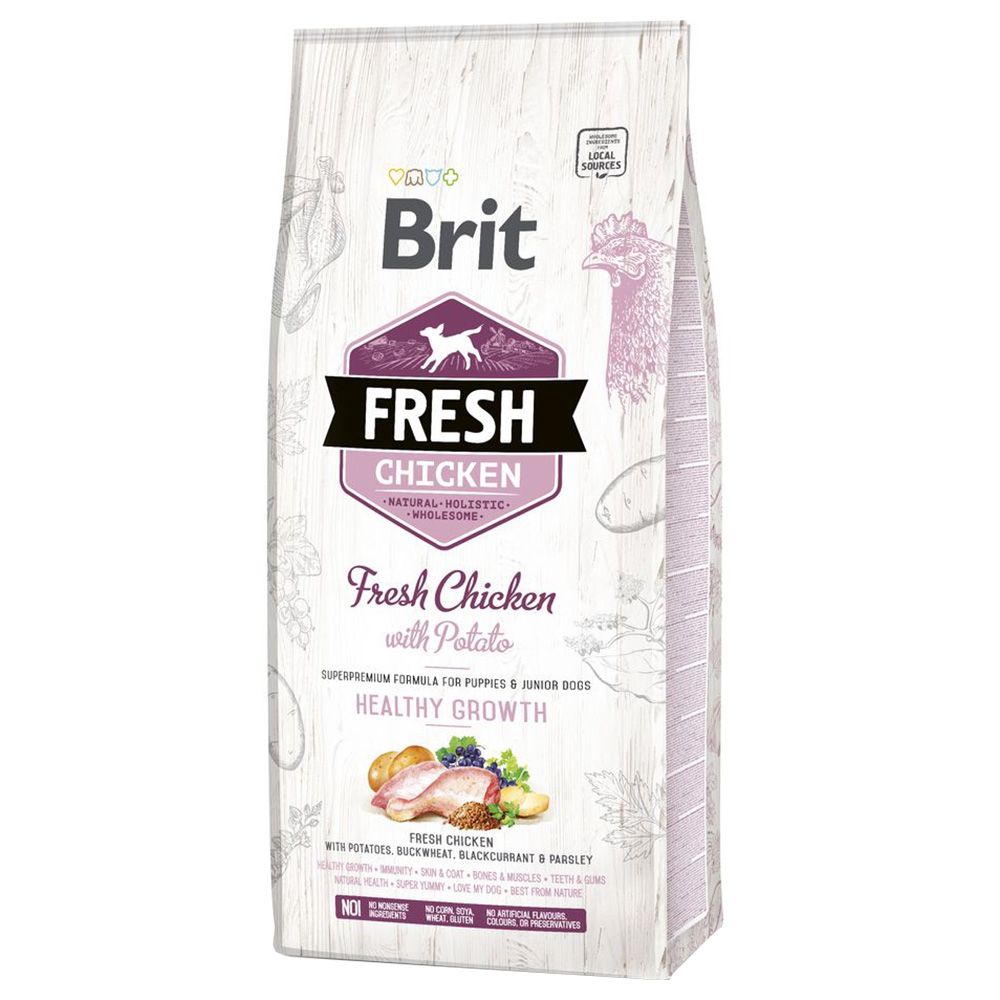 Brit Fresh chicken with potato Puppy Healthy Growth