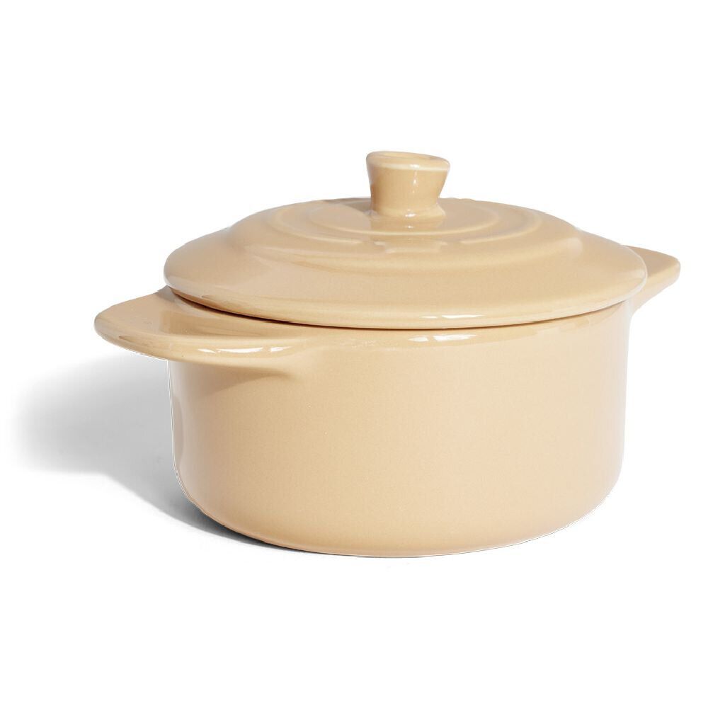 Mini cocotte individuelle en céramique avec couvercle (2 modèles)