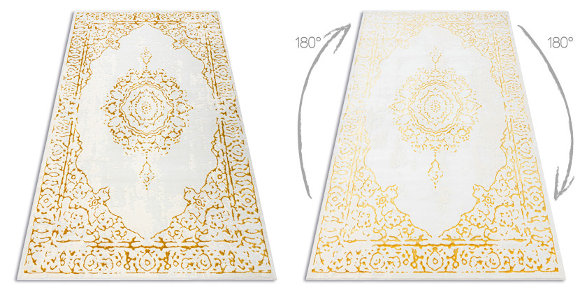 Dywan CORE 6268 Ramka, ornament Przecierany - Strukturalny, dwa 160x220 cm